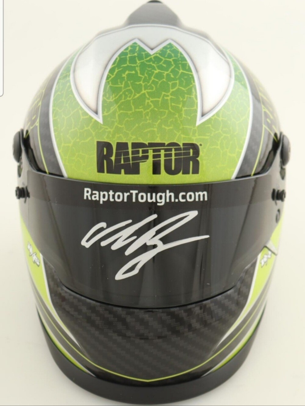 William Byron Signed Raptor NASCAR Mini Helmet Pristine COA